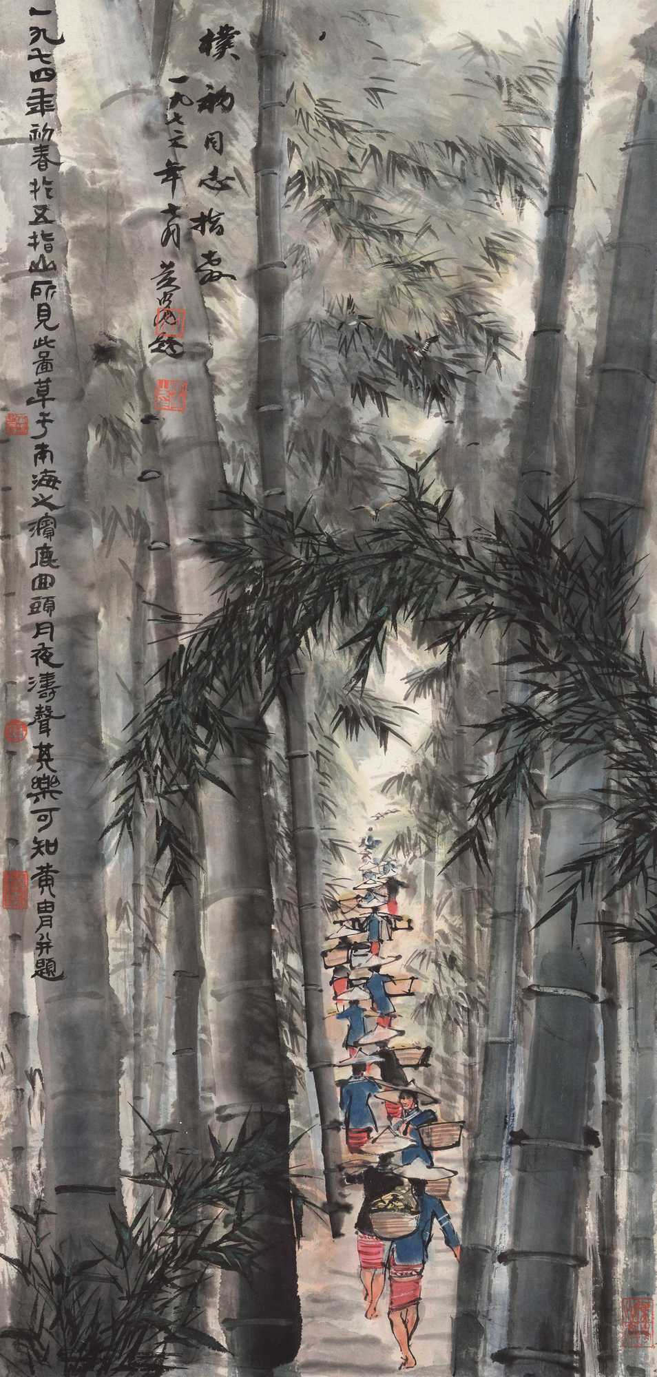 中国水墨画○璃江春色 - 美術品