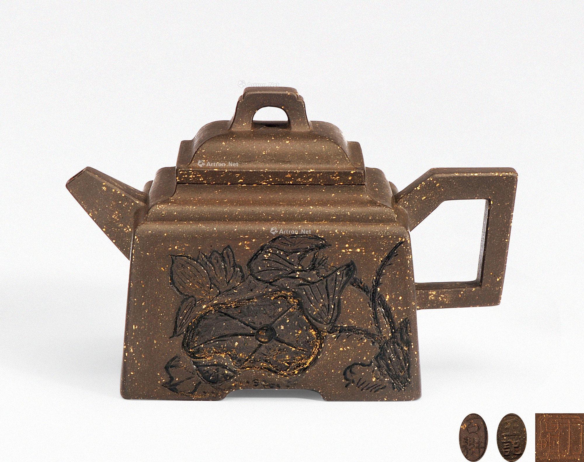 王石耕·方菱壶-紫瓯凝香—紫砂艺术-雅昌拍卖