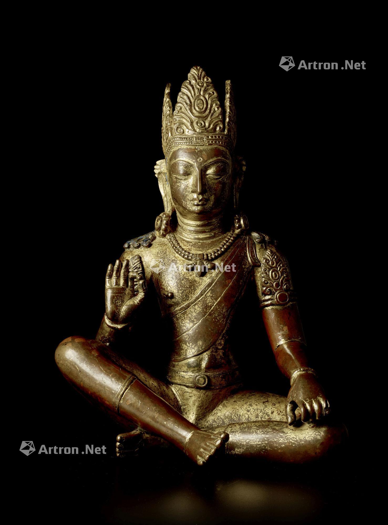 尼泊尔铜佛像的断代图片