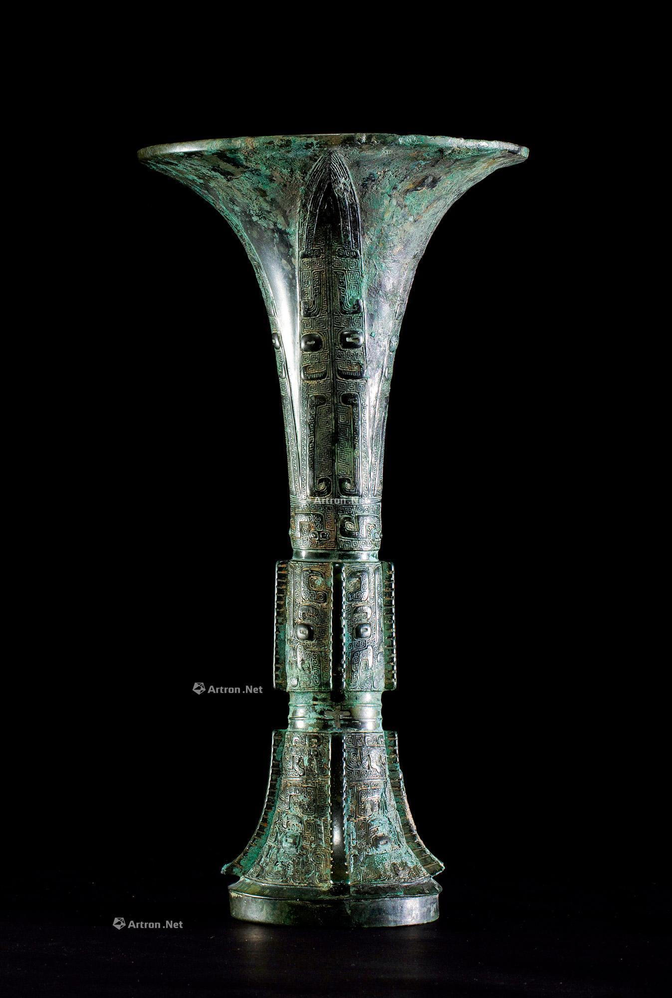 花觚拍品分类青铜器创作年代西周尺寸高33