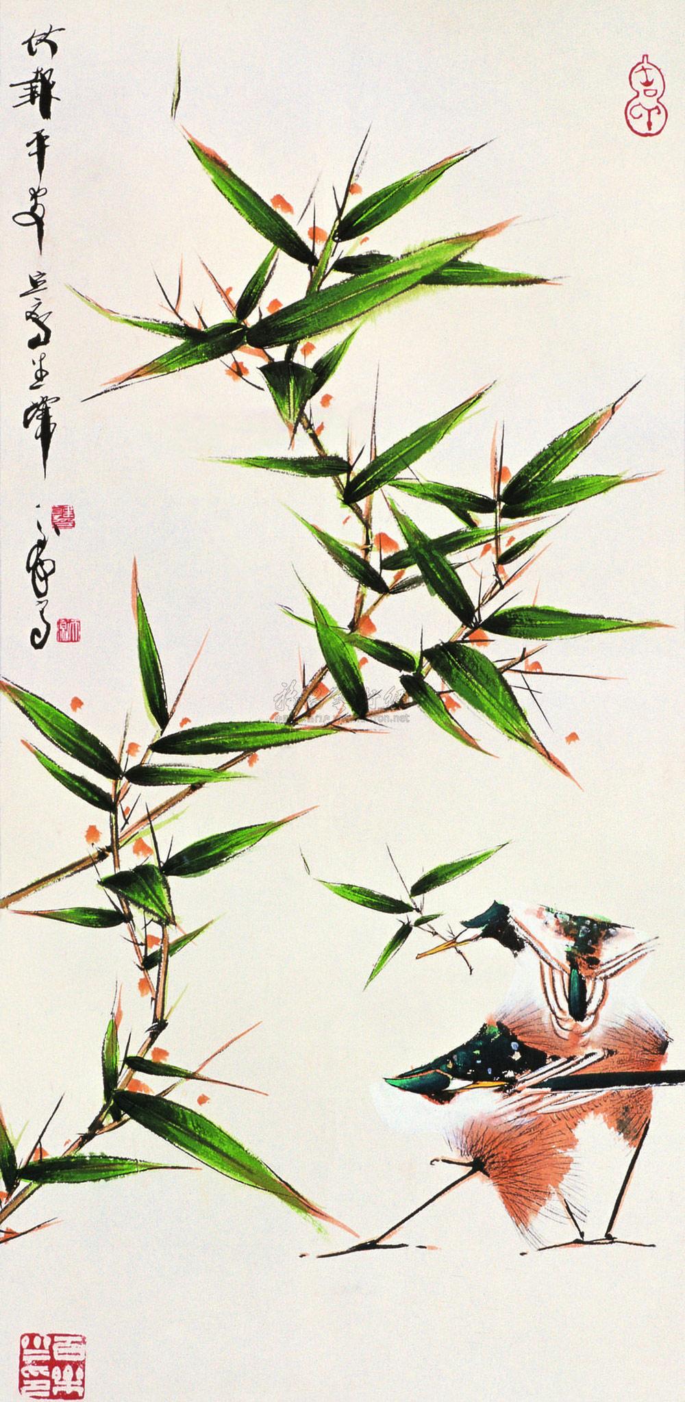 韩天衡画竹图片