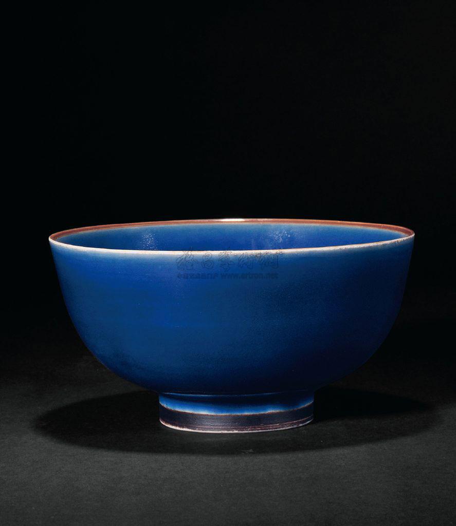 霁蓝釉碗拍品分类陶瓷