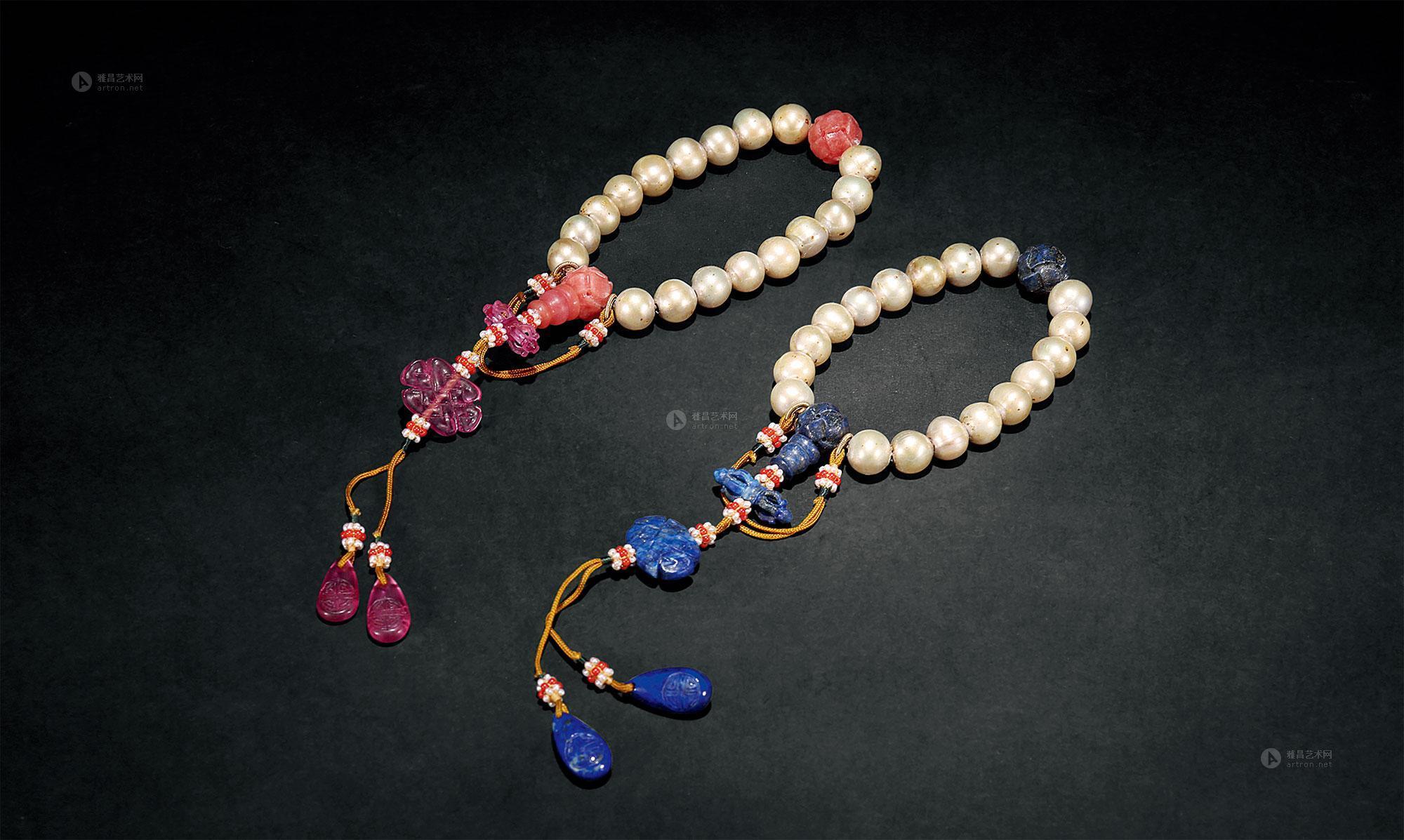 1145清珍珠手串两件