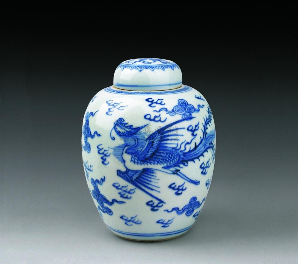 【清雍正 青花云凤纹盖罐】拍卖品_图片_价格_鉴赏_清代青花瓷器_雅昌
