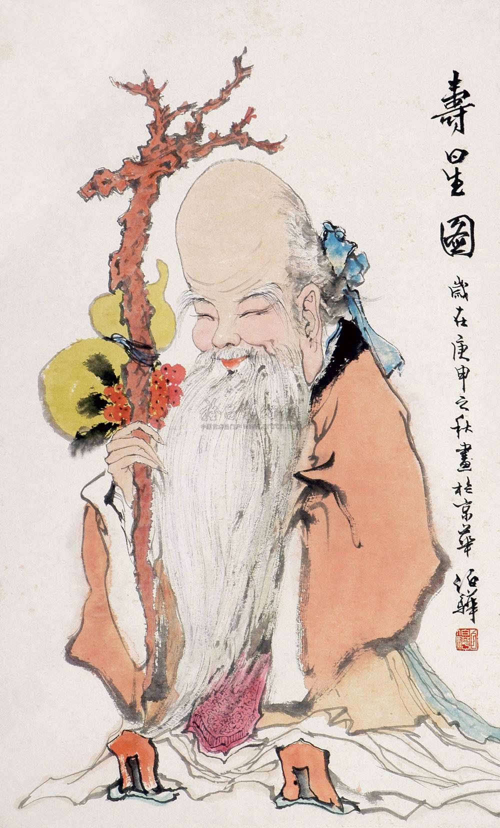 【寿星 立轴 纸本】拍卖品_图片_价格_鉴赏_绘画_雅昌艺术品拍卖网