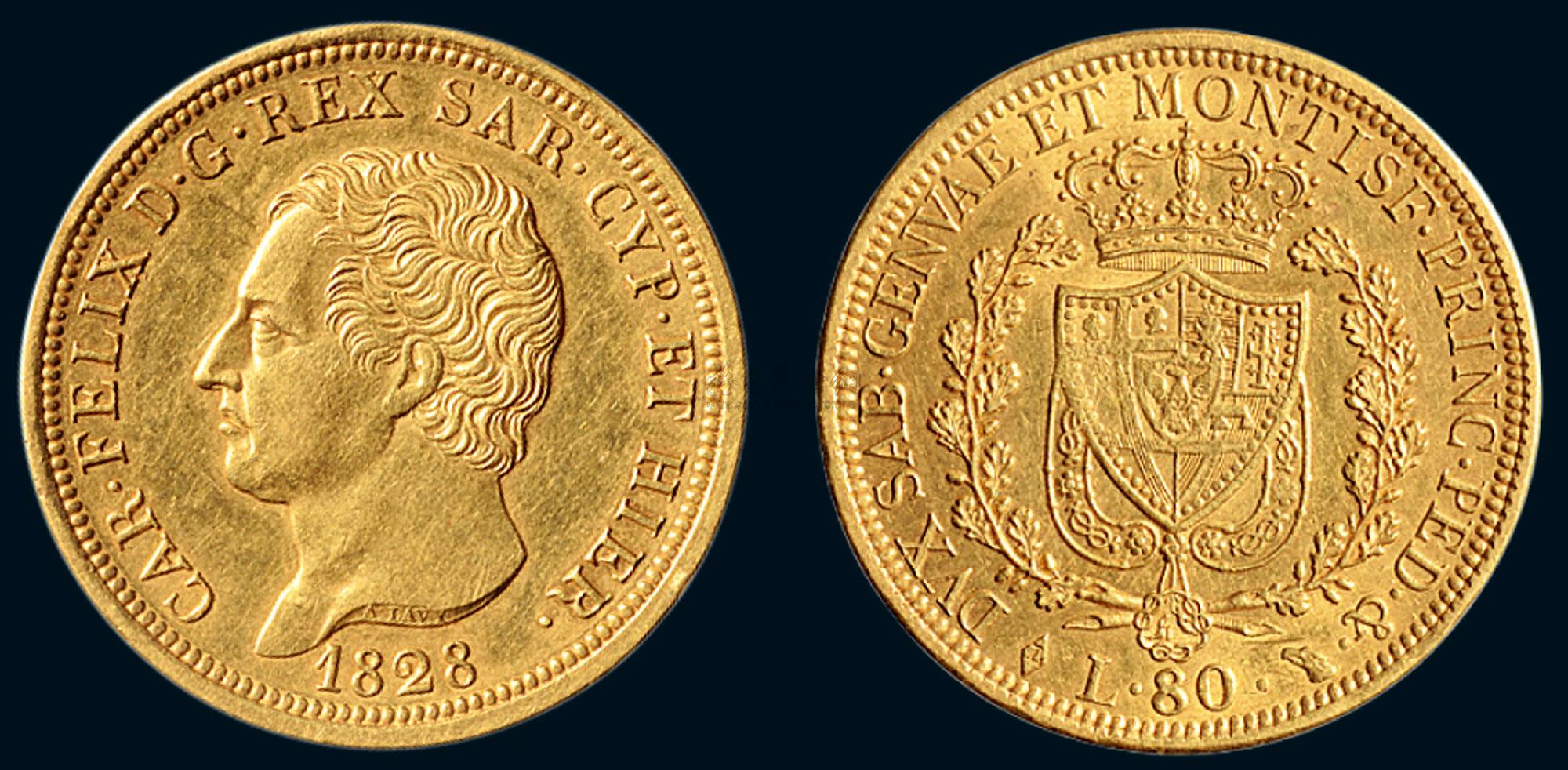 【1828年意大利80lira金币】拍卖品_图片_价格_鉴赏_钱币_雅昌艺术品