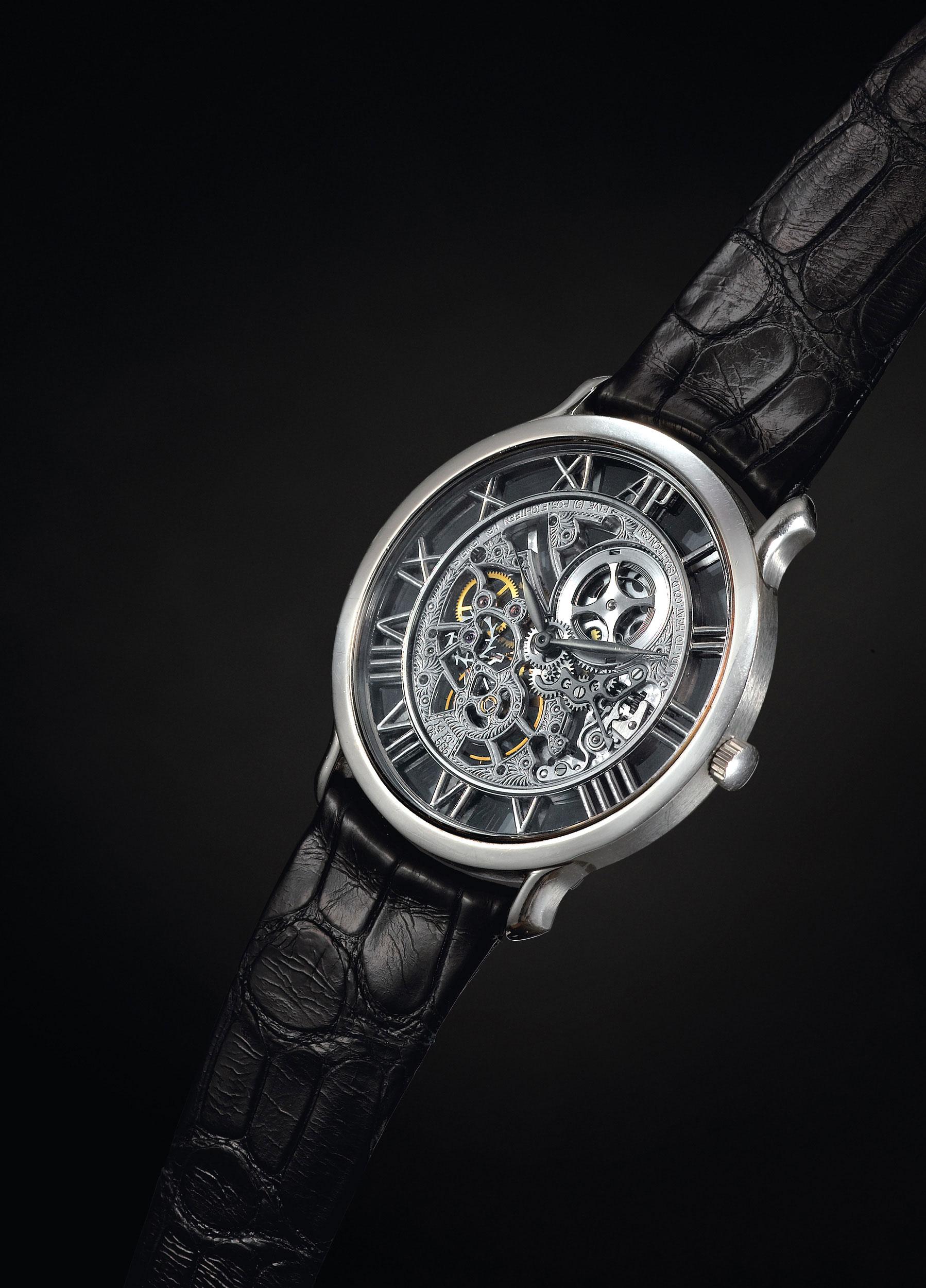 2228 爱彼audemars piguet超薄镂空透视腕表,型号skeleton platinum