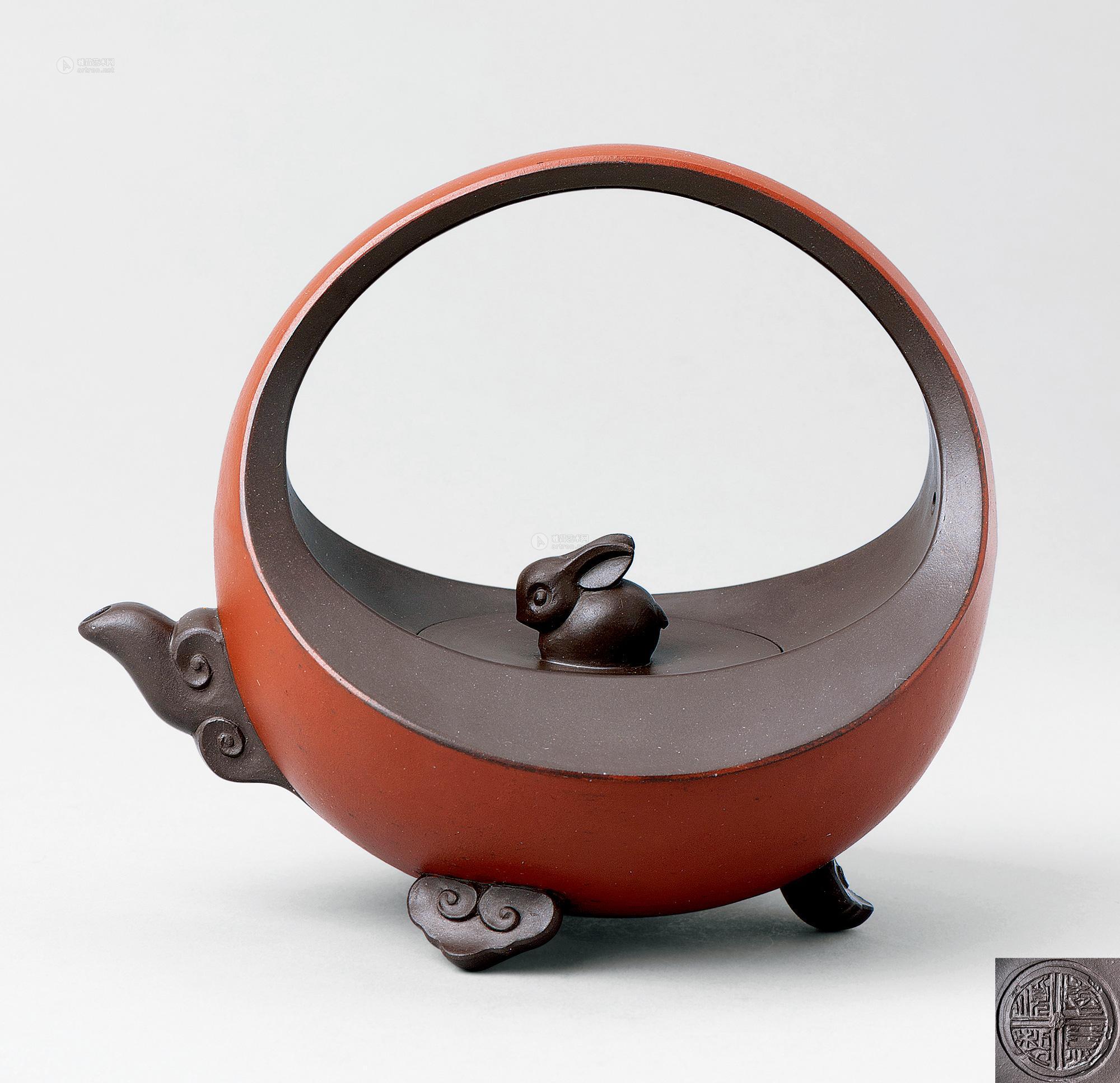 【季益顺 环食奇光壶】拍卖品_图片_价格_鉴赏_紫砂_雅昌艺术品拍卖网