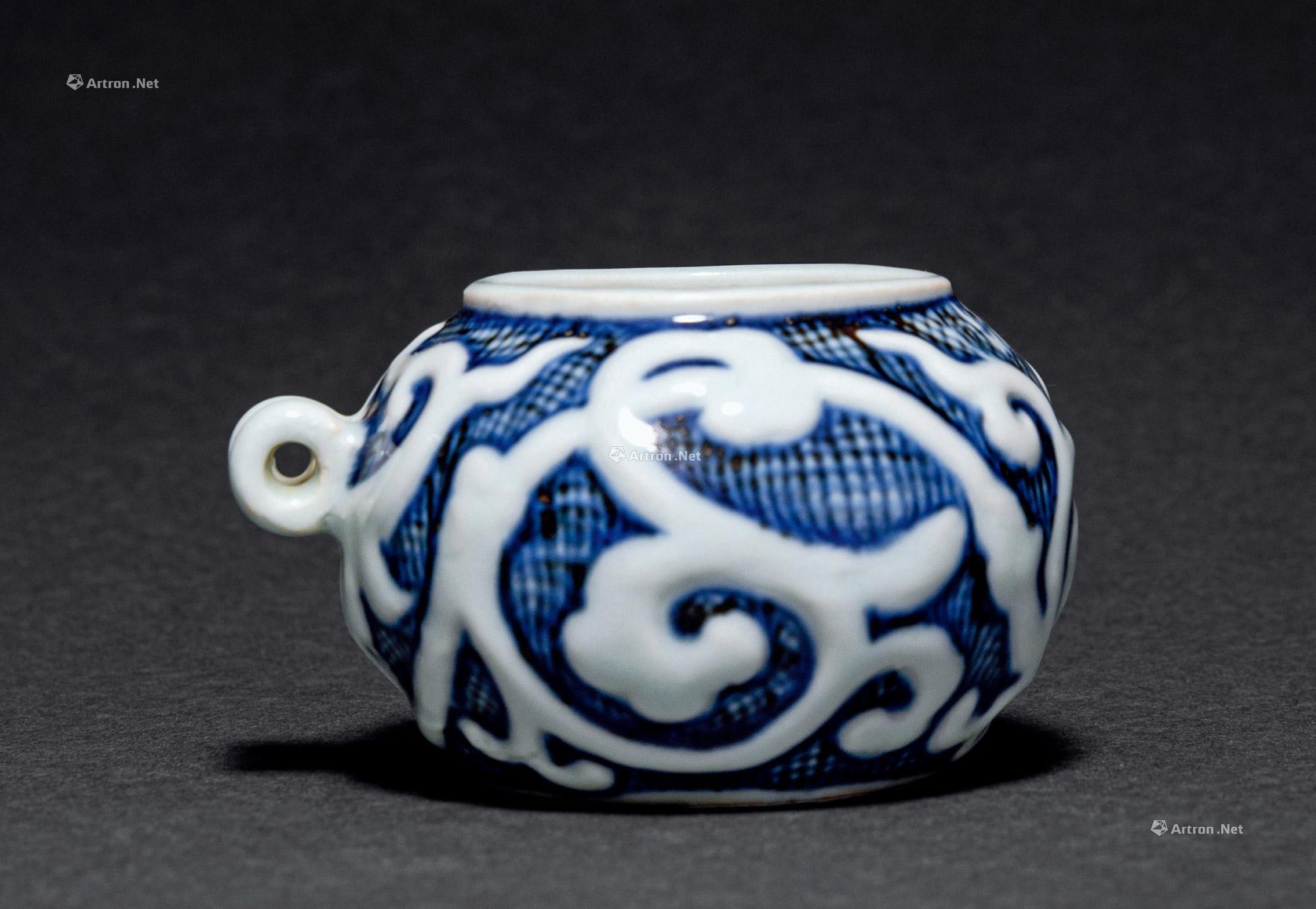 缠枝花卉鸟食罐拍品分类陶瓷