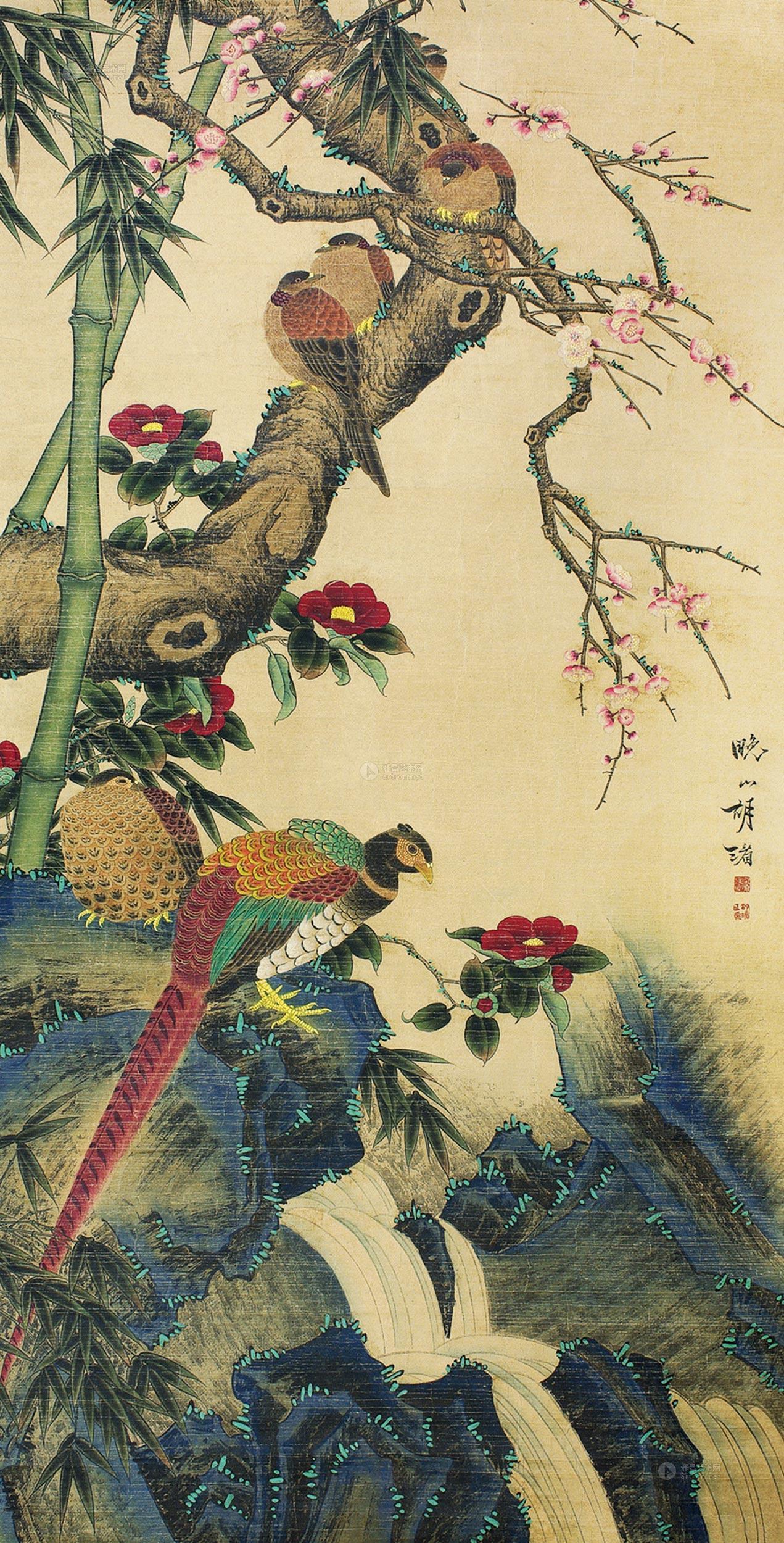 3008清代花鸟图