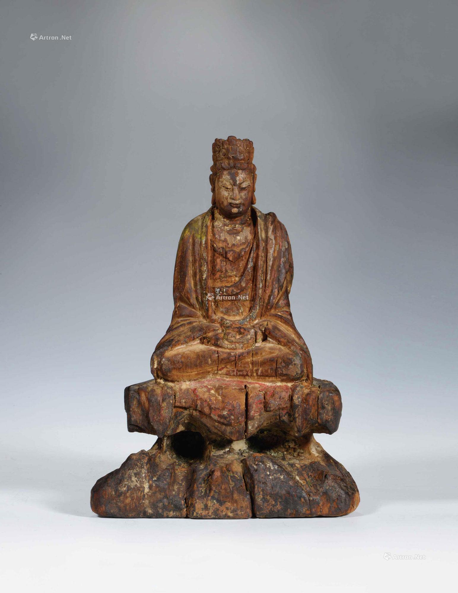 【宋代 木雕观音坐像】拍卖品_图片_价格_鉴赏_木雕_雅昌艺术品拍卖网